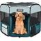 Show in main carousel: Jespet Soft-Sided Dog & Cat Playpen, Teal, 61-in slide 1 of 8