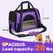 Show in main carousel: Niubya Soft-Sided Washable Airline-Approved Dog & Cat Carrier, Purple, 16-in slide 2 of 9