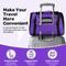 Show in main carousel: Niubya Soft-Sided Washable Airline-Approved Dog & Cat Carrier, Purple, 16-in slide 6 of 9