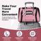 Show in main carousel: Niubya Soft-Sided Washable Airline-Approved Dog & Cat Carrier, Pink, 16-in slide 6 of 9