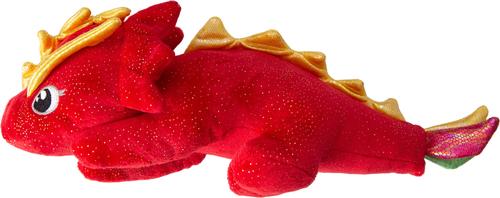 Show full view: Snugarooz Fire the Dragon Squeaky Dog Plush Toy, Red slide 3 of 8