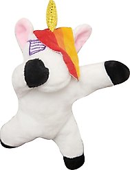 Snugarooz Baby DAB the Unicorn Squeaky Dog Plush Toy, White