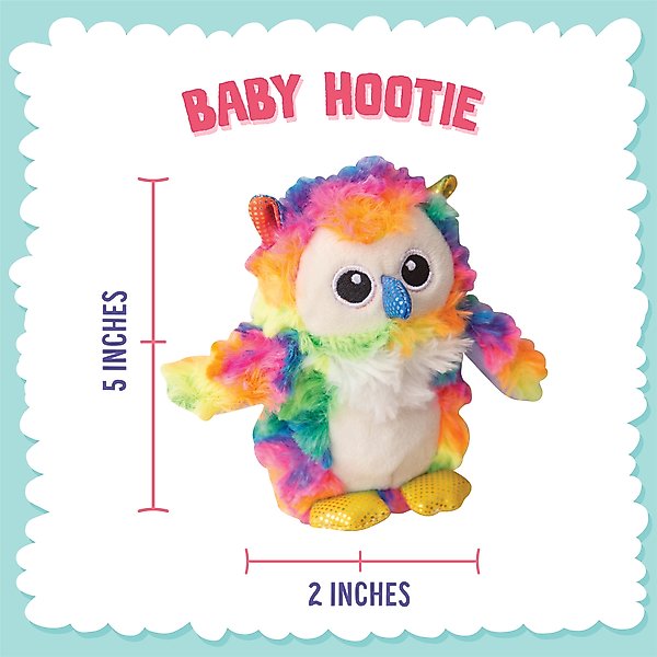 Show full view: Snugarooz Baby Hootie the Owl Squeaky Dog Plush Toy, Multi slide 4 of 5