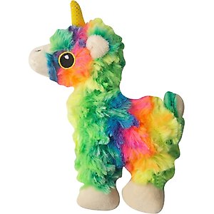 Snugarooz Baby Momma the Llama Squeaky Dog Plush Toy, Multi