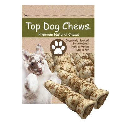 Show full view: Top Dog Chews Bully Dusted 10-in Beef Cheek Rolls Dog Treats, 2 count slide 1 of 8