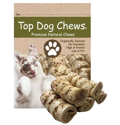 Show full view: Top Dog Chews Bully Dusted 6-in Beef Cheek Rolls Dog Treats, 4 count slide 1 of 8