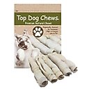 Top Dog Chews Buffalo Beef Cheek Rolls Dog Treat, 5 count, 10-12 inches