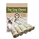 Top Dog Chews Buffalo Beef Cheek Rolls Dog Treat, 5 count, 5 - 6 inches