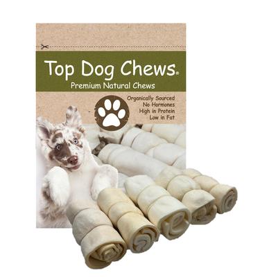Show full view: Top Dog Chews Buffalo Beef Cheek Rolls Dog Treat, 5 count, 5 - 6 inches slide 1 of 9