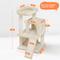 Show in main carousel: Yaheetech 3 Tiers 36-in Plush Cat Tower with Double Cat Condo, Beige slide 3 of 7