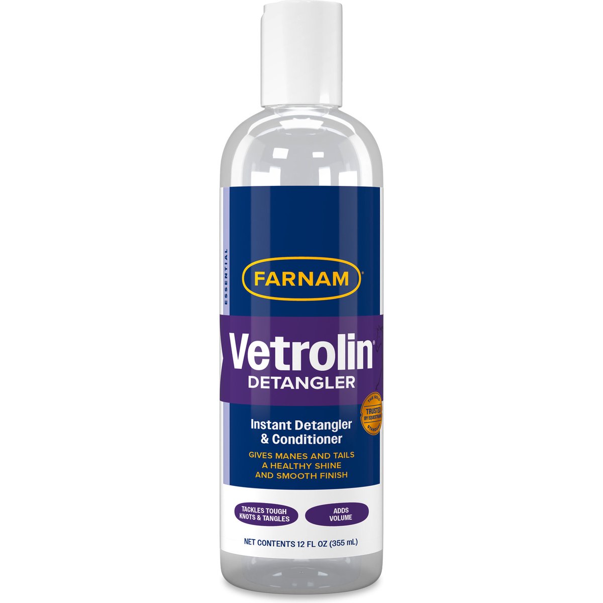 Farnam Vetrolin Concentrate Horse Detangler & Conditioner, 12-fl oz bottle