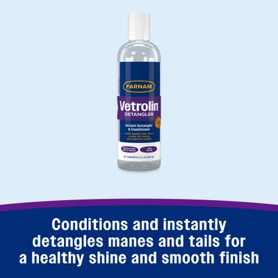 Show full view: Farnam Vetrolin Concentrate Horse Detangler & Conditioner, 12-fl oz bottle slide 3 of 11