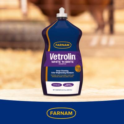 Show full view: Farnam Vetrolin White N' Brite Horse Shampoo, 32-fl oz bottle slide 9 of 12
