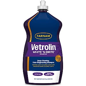 Farnam Vetrolin White N' Brite Horse Shampoo, 32-fl oz bottle