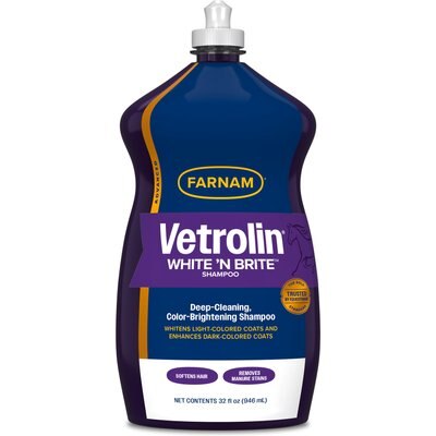 Farnam Farnam Vetrolin White N' Brite Horse Shampoo, 32-fl oz bottle