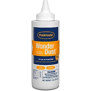 Farnam Wonder Dust Dog & Horse Wound Care Powder, 4-oz bottle
