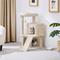 Show in main carousel: Yaheetech 3 Tiers 36-in Plush Cat Tower with Double Cat Condo, Beige slide 1 of 7