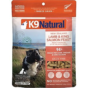 ドッグフード K9 Natural Lamb & King Salmon Feast Lamb & King Salmon Feast Freeze-Dried Dog Food – K9 Natural