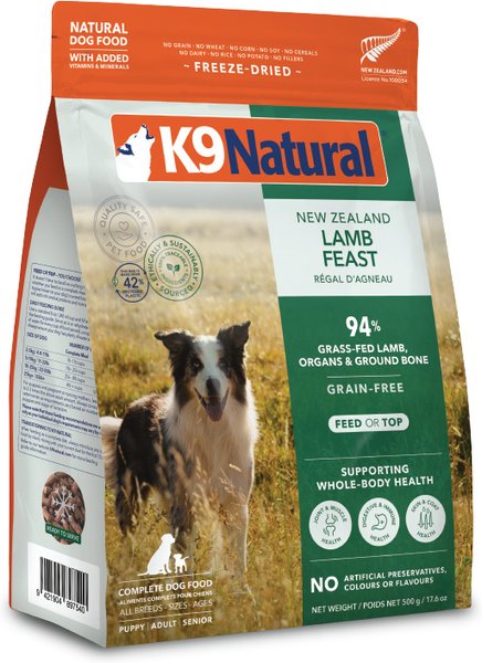ドッグフード New Zealand Grass-Fed Lamb Feast K9 Natural New Zealand Grass-Fed Lamb Feast
