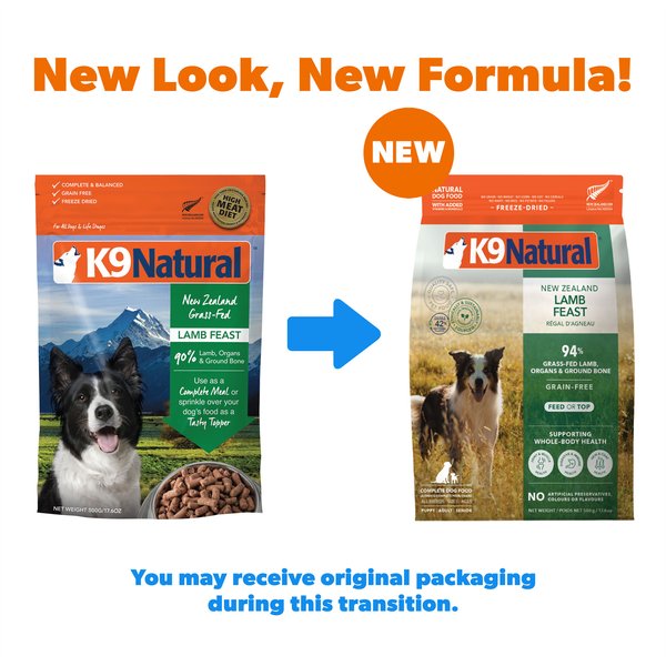 ドッグフード New Zealand Grass-Fed Lamb Feast K9 Natural New Zealand Grass-Fed Lamb Feast