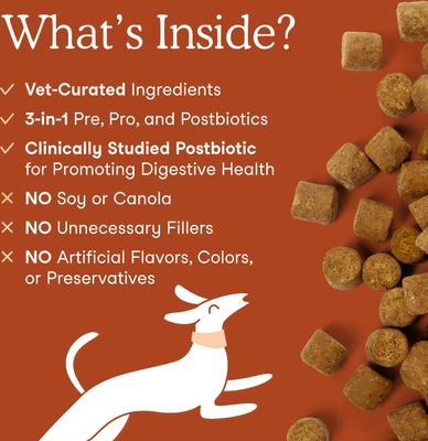 Show full view: Fera Pets Probiotic Soft Chew Supplement for Dogs, 90 count slide 4 of 12