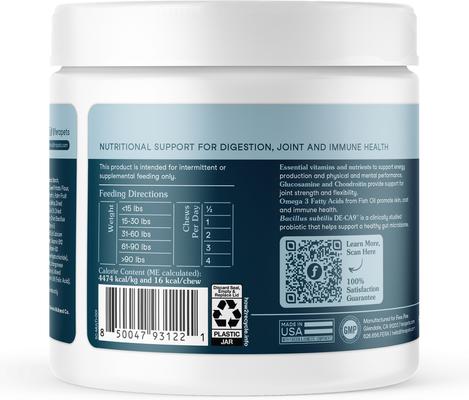 Show full view: Fera Pets Multivitamin Soft Chews Supplement for Dogs, 90 count slide 8 of 12