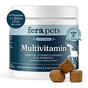 Fera Pets Multivitamin Soft Chews Supplement for Dogs, 90 count
