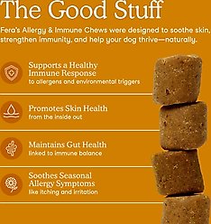 Fera Pets Allergy & Immune Support Soft Chew Supplement for Dogs, 90 count slide 2 of 8