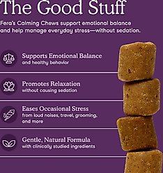 Fera Pets Calming Soft Chews Supplement for Dogs, 90 count slide 2 of 8