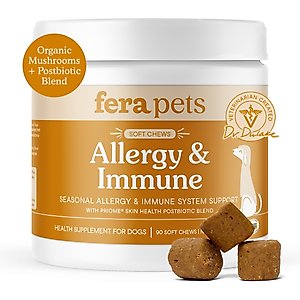 Fera Pets Allergy & Immune Support Soft Chew Supplement for Dogs, 90 count