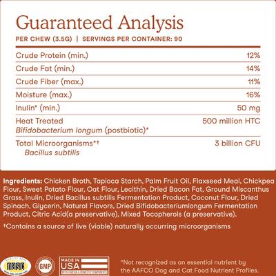 Show full view: Fera Pets Probiotic Soft Chew Supplement for Dogs, 90 count slide 6 of 12