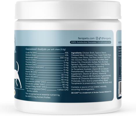 Show full view: Fera Pets Multivitamin Soft Chews Supplement for Dogs, 90 count slide 9 of 12