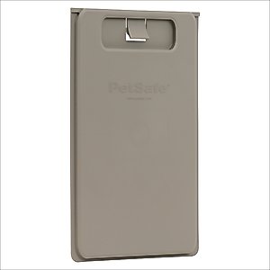 PetSafe Closing Panel Dog & Cat Door Cover, Tan, Medium