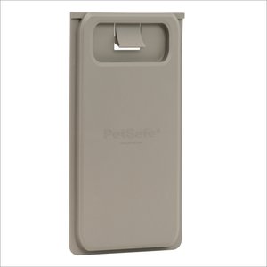 PetSafe Closing Panel Dog & Cat Door Cover, Tan, Small