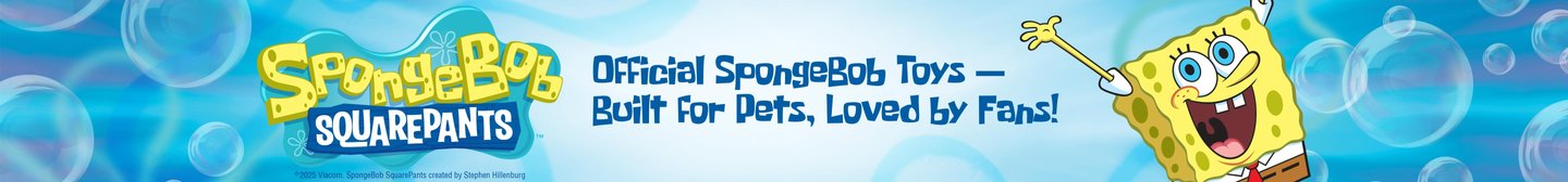 official spongebob toys- built for pets, loved by fans!