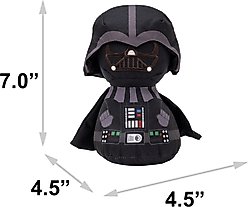 Buckle-Down Star Wars Darth Vader Big Head Plush Dog Toy slide 2 of 4