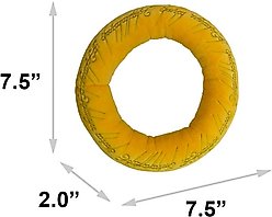 Buckle-Down The Lord of the Rings One Ring Golden Yellow Plush Dog Toy slide 2 of 4