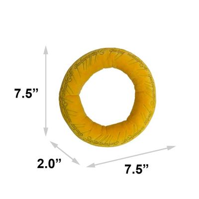 Show full view: Buckle-Down The Lord of the Rings One Ring Golden Yellow Plush Dog Toy slide 4 of 4