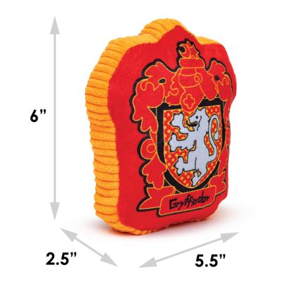 Show full view: Buckle-Down Harry Potter Gryffindor Lion Crest Plush Dog Toy slide 6 of 6