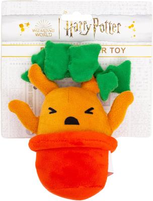 Show full view: Buckle-Down Harry Potter Mandrake Root Plush Dog Toy slide 2 of 3