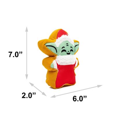 Show full view: Buckle-Down Christmas Star Wars Holiday Grogu Santa Cookie Plush Dog Toy slide 5 of 5