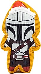 Buckle-Down Christmas Star Wars Holiday Mandalorian Santa Cookie Plush Dog Toy