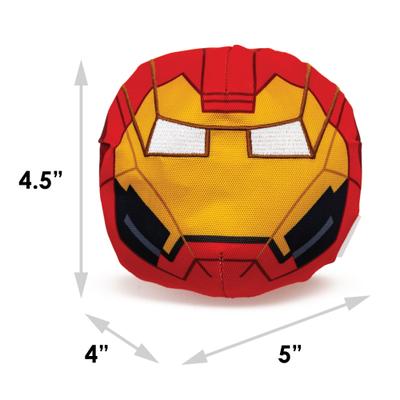 Show full view: Buckle-Down Marvel Iron Man Plush Dog Toy slide 4 of 4