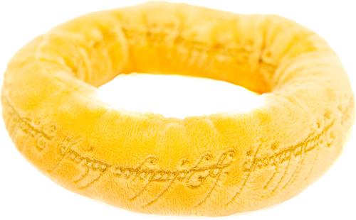 Show full view: Buckle-Down The Lord of the Rings One Ring Golden Yellow Plush Dog Toy slide 2 of 4
