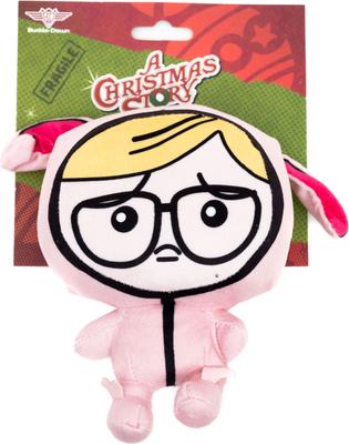 Show full view: Buckle-Down A Christmas Story Ralphie Pink Bunny Pajamas Plush Dog Toy slide 2 of 3