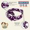 Show in main carousel: Country Brook Petz HossFit Jr Hawaiian Wide Martingale Dog Collar, Purple, Medium slide 7 of 9