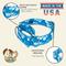 Show in main carousel: Country Brook Petz HossFit Jr Hawaiian Wide Martingale Dog Collar, Large, Blue slide 7 of 9