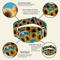 Show in main carousel: Country Brook Petz HossFit Jr Sunflowers Wide Martingale Dog Collar, Yellow, Medium: 15 to 21-in neck, 1.5-in wide slide 9 of 9