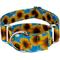 Show in main carousel: Country Brook Petz HossFit Jr Sunflowers Wide Martingale Dog Collar, Yellow, Medium: 15 to 21-in neck, 1.5-in wide slide 1 of 9