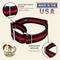 Show in main carousel: Country Brook Petz HossFit Jr Thin Red Line Wide Martingale Dog Collar, X-Large slide 3 of 10